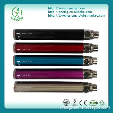 Most popular promotion for 2014 newest ego-twist e cigarette